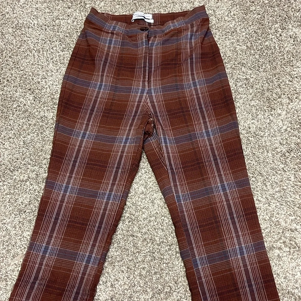 Urban Outfitters Plaid striped pants size 4. Petite. - Picture 2 of 7